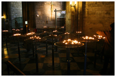 Notre Dame Tea Candles