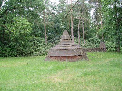 kroeller-mueller sculpture garden - tent