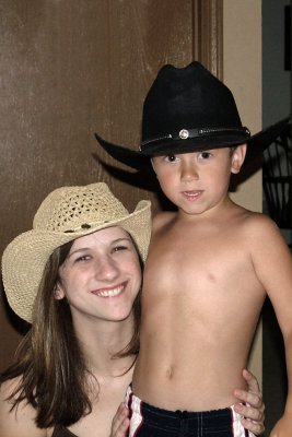 Auntie Kim and Cowboy Reto