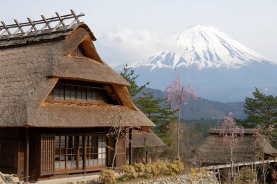 Mount Fuji in afternoon.