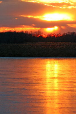 Sunset over Horicon Marsh, WI