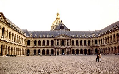 Hotel des Invalides inside courtyard