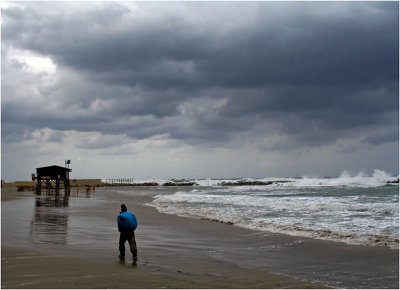 Stormy Day at the Beach