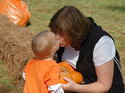 A kiss for Nana