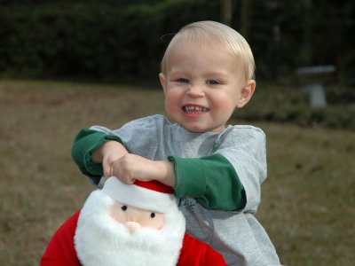 Brooks and Santa