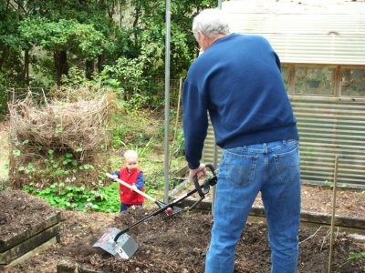 Getting the garden ready