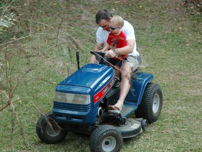 Brooks teaches Uncle Jon how to drive