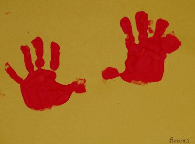 Brooks' hands
