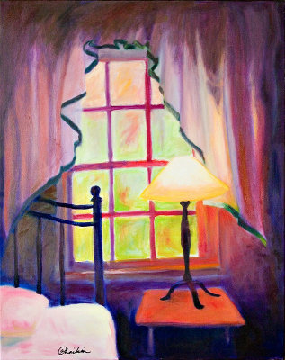 At the Cabin28 X 22 OilFebruary 2007