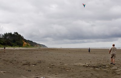 A cold gray day at the beach