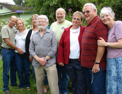 Steve, Carol, Nora, Arvin, Dave, Barb, Dave and Me