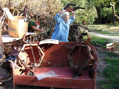 Junk arrives at the kennel