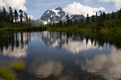 Mt Shuksan Reflected in Picture Lake