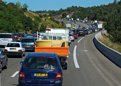 Bouchon Aix On The Autoroute