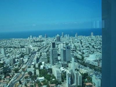 Tel Aviv out the window