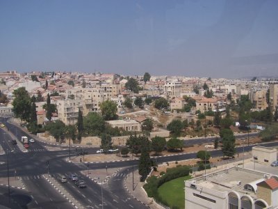 Jerusalem out the window