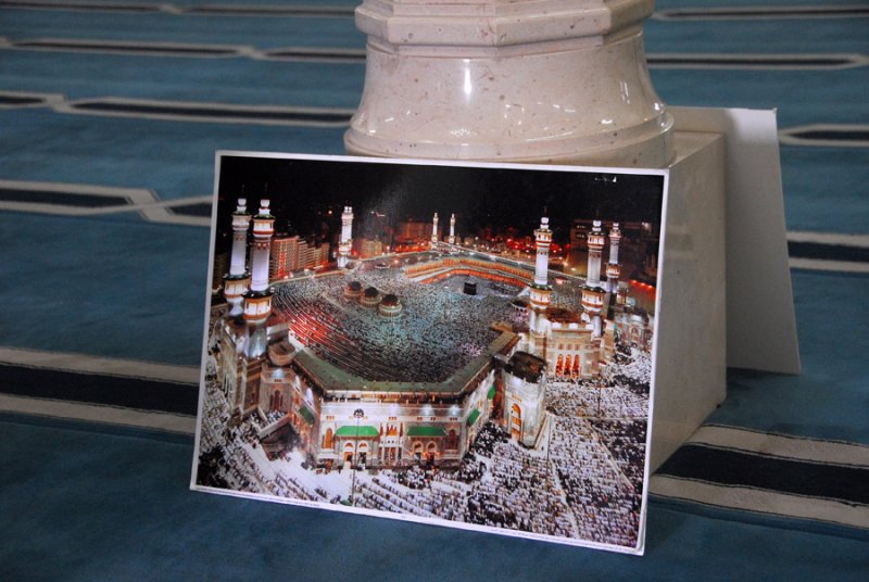 Prop for the discussion of the Kabaa and Qibla