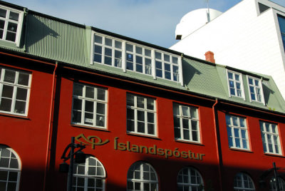 slandspstur - Iceland Post - Austurstrti, Reykjavk
