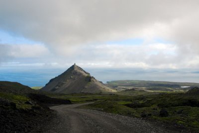 Backtracking down Snæfellsnesjökull