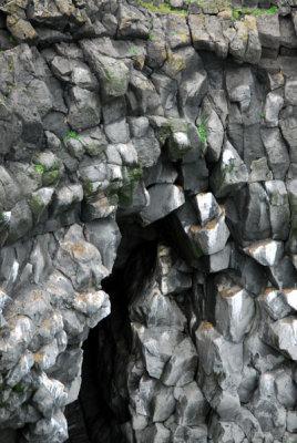 Basalt lava cliffs at Arnastapi