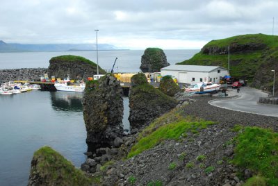 Fisher harbor at Arnastapi, Snæfellsnes Peninsula
