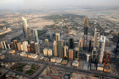 Sheikh Zayed Road aerial Jan 07