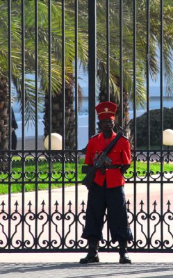 Guard at the Senegalese Presidential Palace