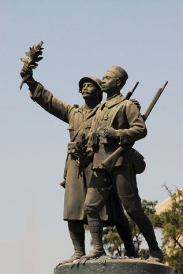 Monument in front of Dakar Railway Station