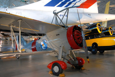 Curtiss F9C-2 Sparrowhawk operated from airship USS Macon