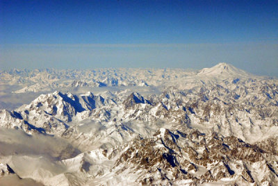 Caucasus Mountains, Russia-Georgia with Mount Elbrus