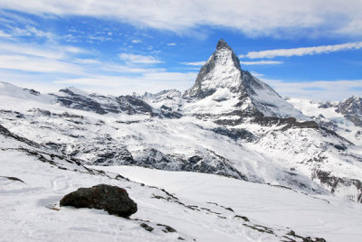 Matterhorn on a fine winter day
