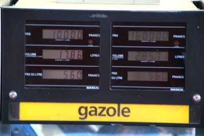 Senegal diesel - US$1.12 per liter ($4.24 a gallon) Tambacounda