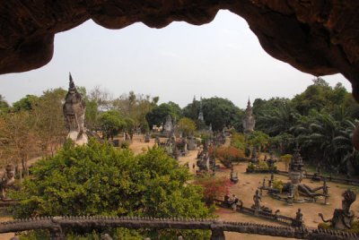 View of Buddha Park