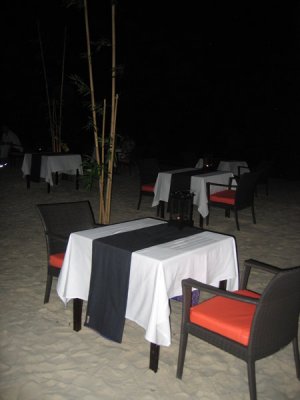 Dinner on the beach, Koh Samui