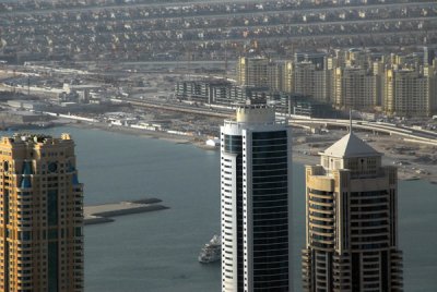 Dubai Marina and Palm Jumeirah