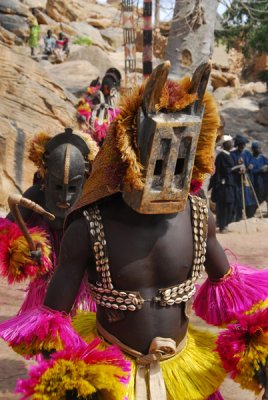 Dogon animal mask dancer