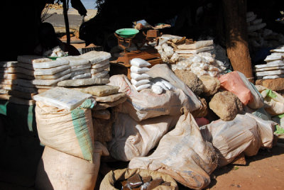 Salt market near the Port of Mopti