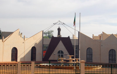 Memorial Modibo Keita, the first president of Mali 1960-1968, toppled in a coup and died in prisone in 1977