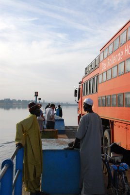 On the ferry