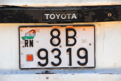 License plate - République du Niger