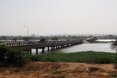 Kennedy Bridge over the Niger River, Niamey, Niger