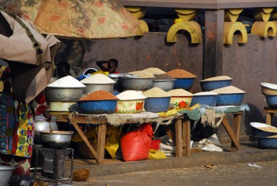 Roadside market, Parakou, Bnin