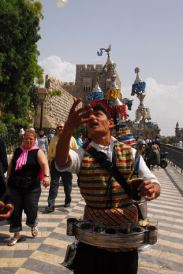 Pomegranate juice vendor, Damascus