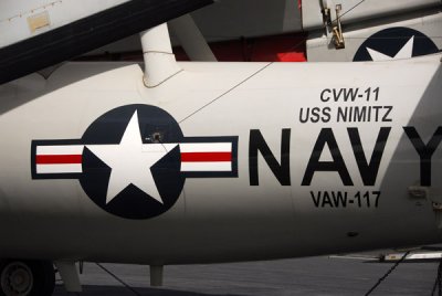 Grumman E-2 Hawkeye VAW-117 Carrier Airborne Early Warning Squadron 117 USS Nimitz