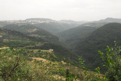 The green Syrian highlands around Salma