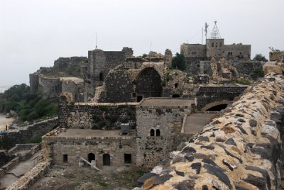 View of Marqeb Castle from the chapel roof