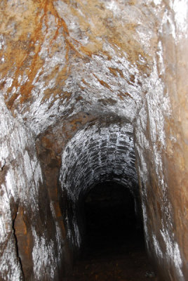 Bring a flashlight to explore dark passages like this leading down from the Hammam