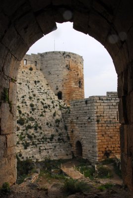 Upper level, outer south fortifications