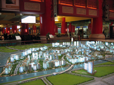 Architectural model of Palm Deira Phase I, Ibn Battuta Mall