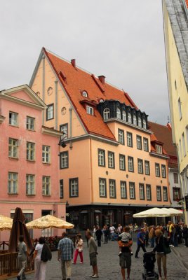 Old Town Tallinn, cloudy day